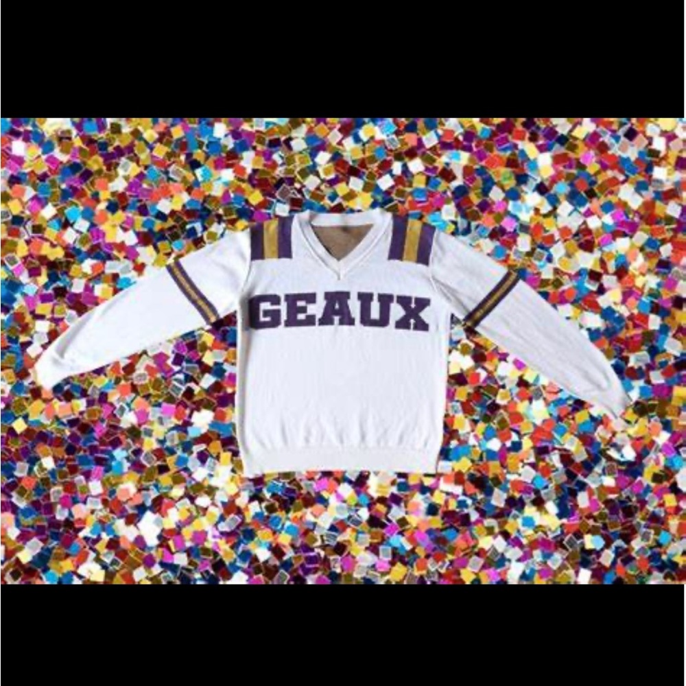 LSU GEAUX sweater